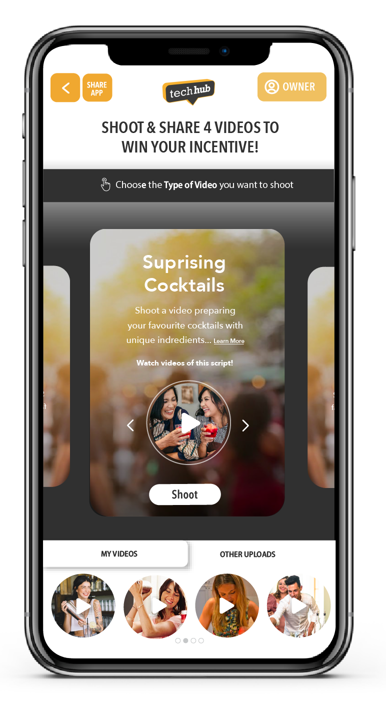 Direct your clients to Shoot and Share exactly the kind of videos you want 